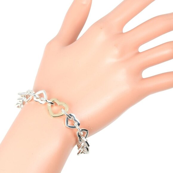 TIFFANY 18k Gold Heart Bracelet - Picture 2 of 7